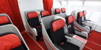 AirAsia X Premium Flatbed cabin